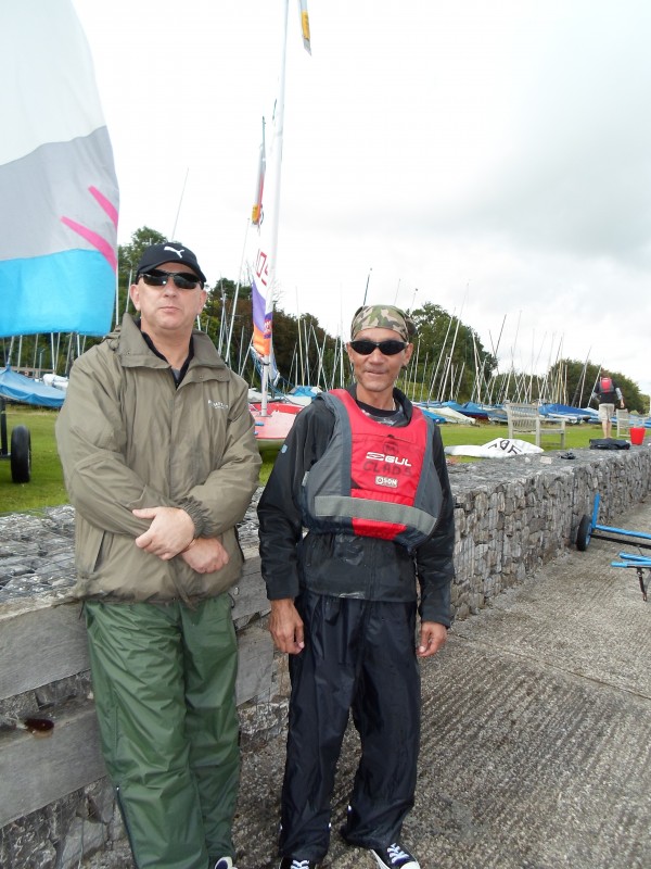 Mark and Warren after sailing 25th August 2012